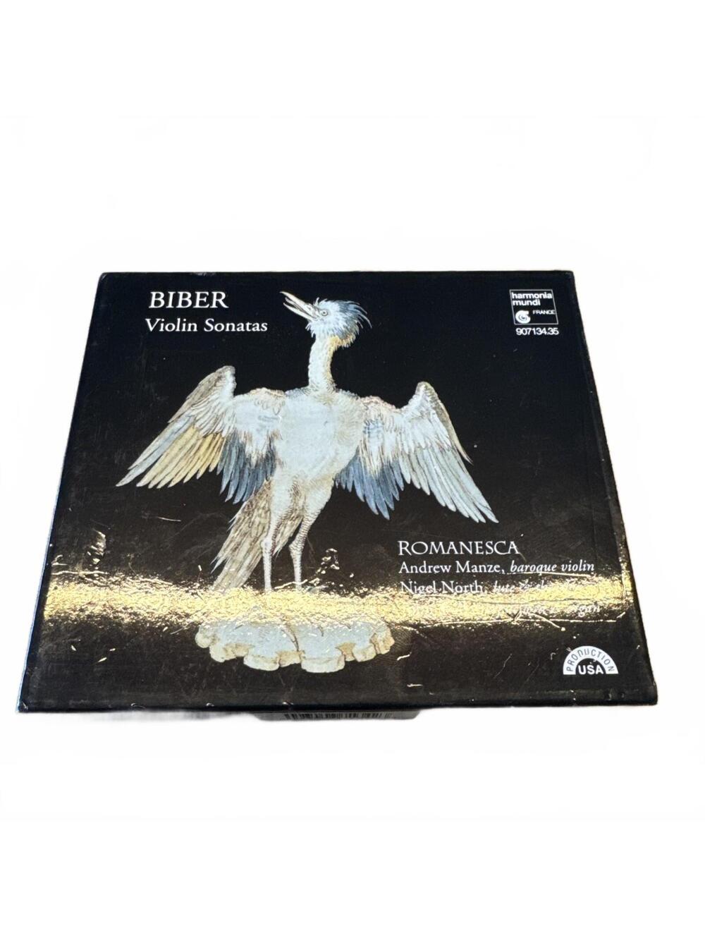 Biber - Violin Sonatas (Dec-1994, 2 Disc Box Set) Romanesca, Andrew Manze, North